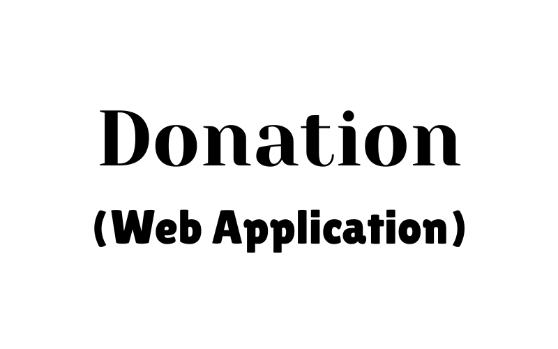 Donation Web Application